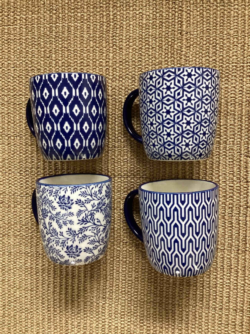 Lot of 4 Selamica Mugs 10oz